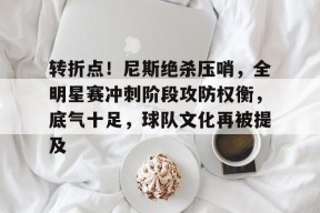 多米体育APP-转折点！尼斯绝杀压哨，全明星赛冲刺阶段攻防权衡，底气十足，球队文化再被提及的简单介绍